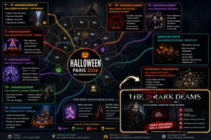 animations halloween Paris arrondissements 2026