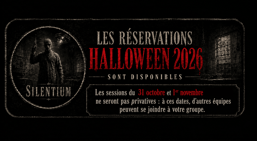 réservation Halloween Paris 2026